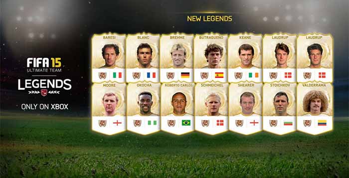 FIFA 15 Features New Legends for XBox