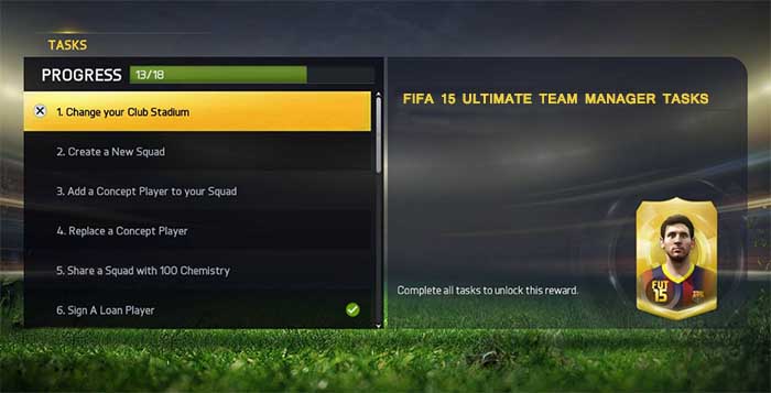 FIFA 15 Ultimate Team Manager Tasks Basic Guide