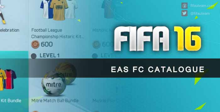 EAS FC Catalogue Guide for FIFA 16 Ultimate Team