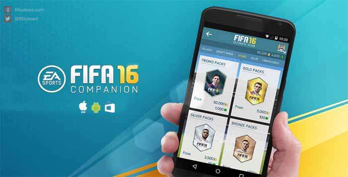 FIFA 16 Companion App for iOS, Android and Windows Phone