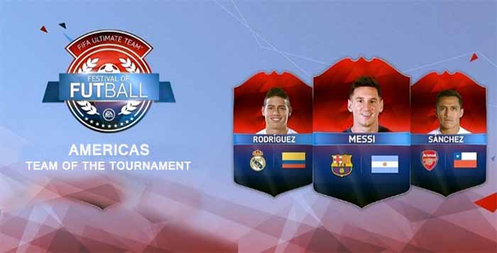 FIFA 16 Copa America's Team of the Tournament