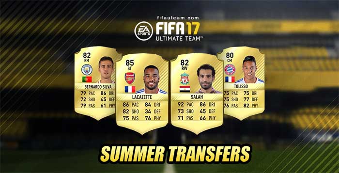 FIFA 17 Summer Transfers List