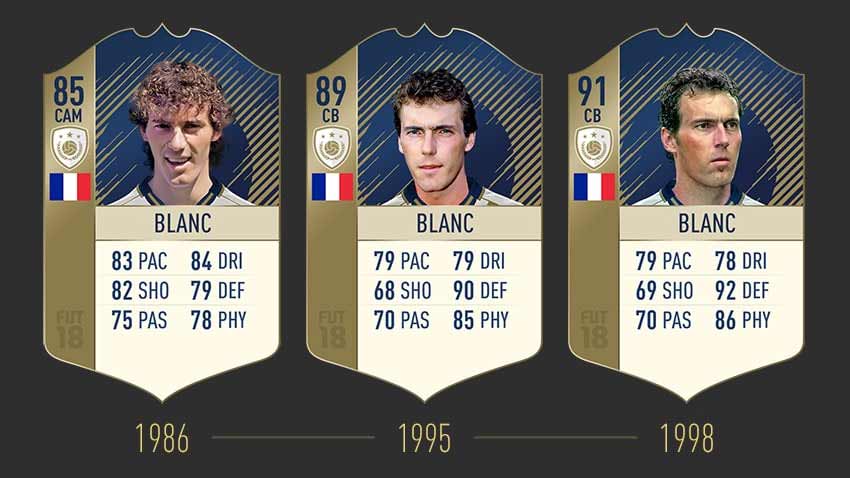 FIFA 18 Icons Ratings and Stats List