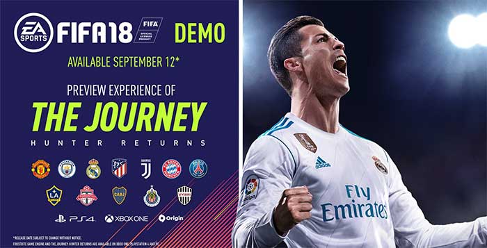 FIFA 18 Demo Available Now on PC, Playstation 4 and XBox One