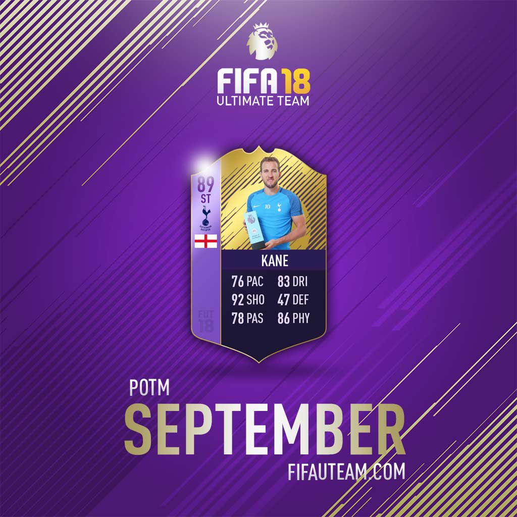 FIFA 18 Premier League Player of the Month - All FIFA 18 POTM Cards