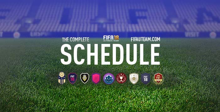 FIFA 18 Schedule - All the Dates for FIFA 18 Ultimate Team