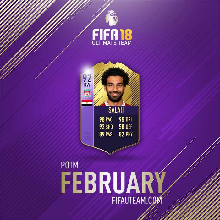 FIFA 18 Premier League Player of the Month - All FIFA 18 POTM Cards