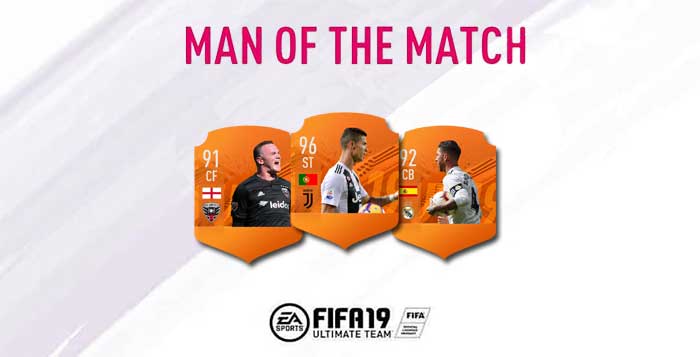 FIFA 19 Man of the Match Cards List