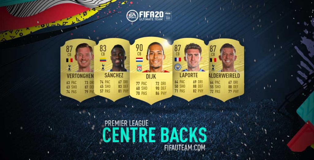 FIFA 20 Premier League Centre Backs