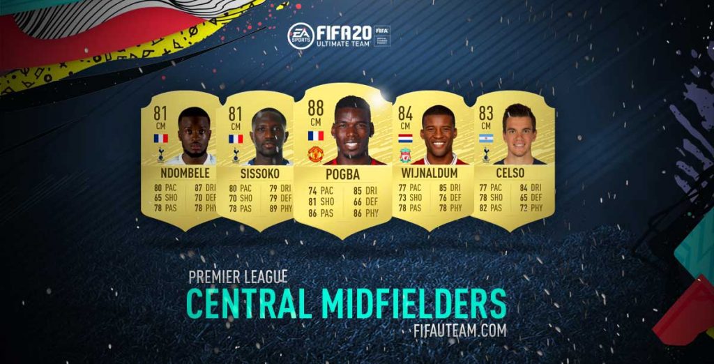 FIFA 20 Premier League Midfielders