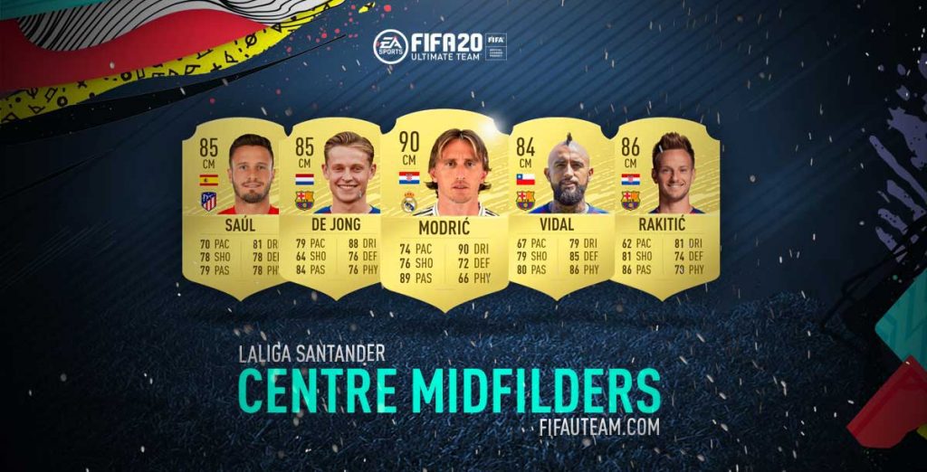 FIFA 20 Premier League Centre Midfielders