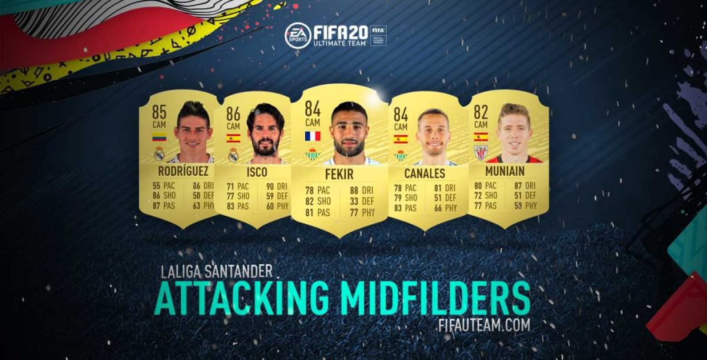 FIFA 20 Premier League Attacking Midfielders