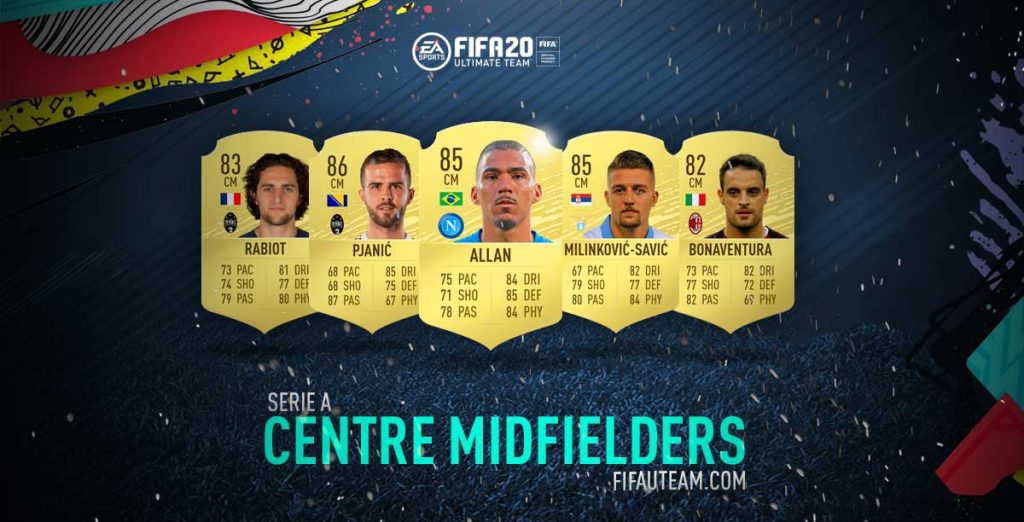 FIFA 20 Serie A Centre Midfielders