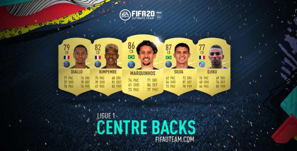 FIFA 20 Ligue 1 Centre Backs