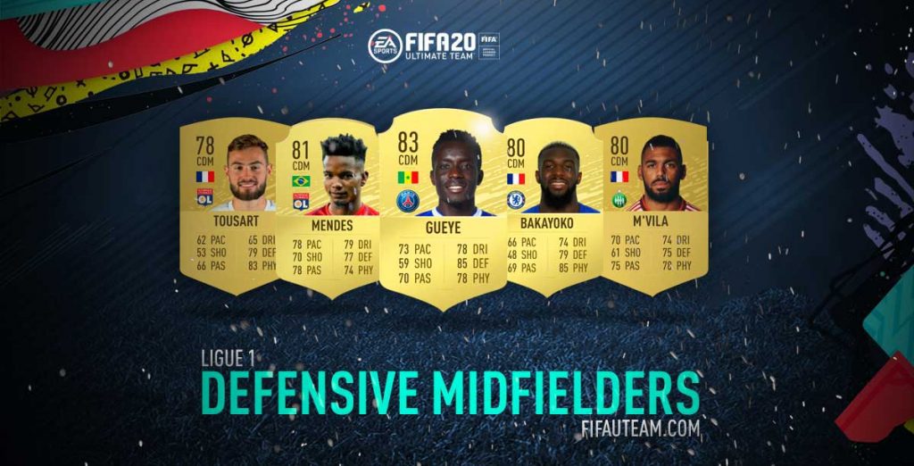 FIFA 20 Ligue 1 Defensive Midfielders