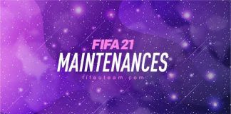 FIFA 21 Maintenance Times