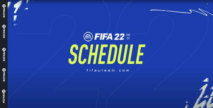 FIFA 22 Schedule